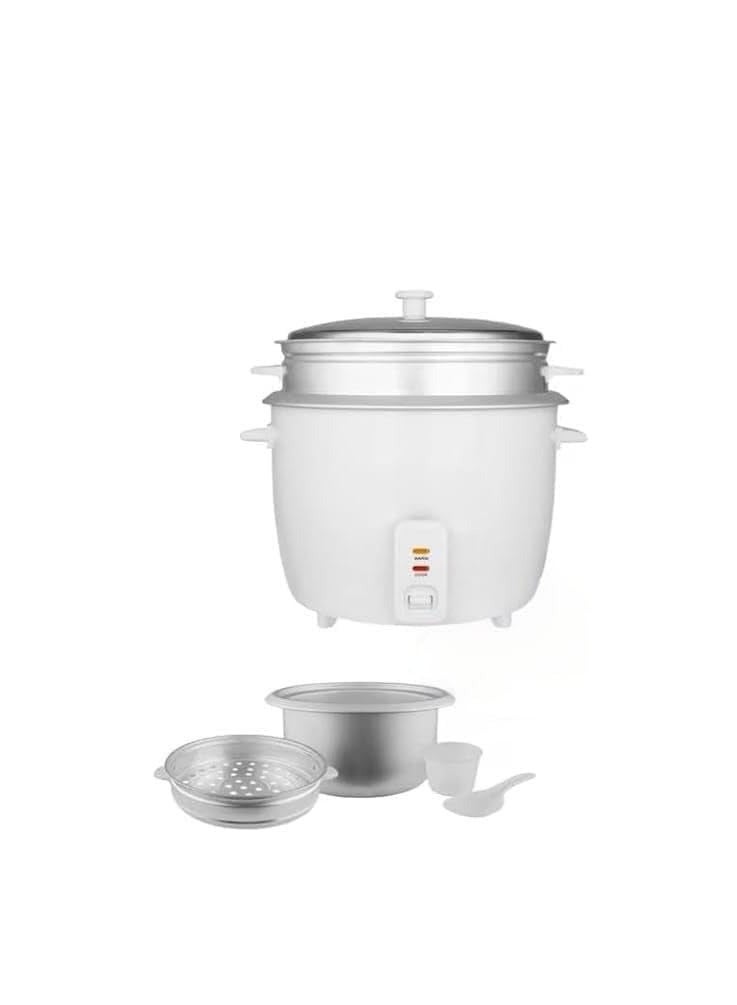 جهاز طهي الارز سعة كبيرة 6.5 لتر - كهربائي مع الاحتفاظ بالحرارة، سهل الاستخدام، للارز المطبوخ بشكل مثالي والوجبات الساخنة جاماكي 7501